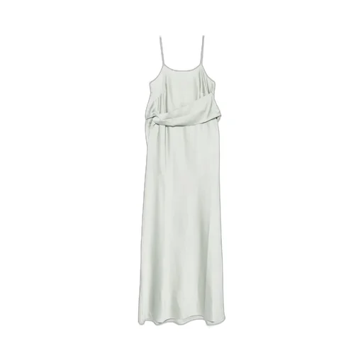 Draped Slip Dress