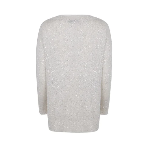 Sequin Boatneck Sweater
