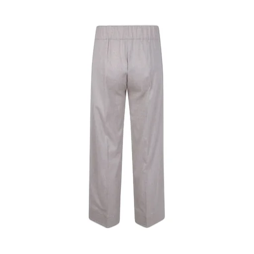 Flannel Wide-Leg Pants