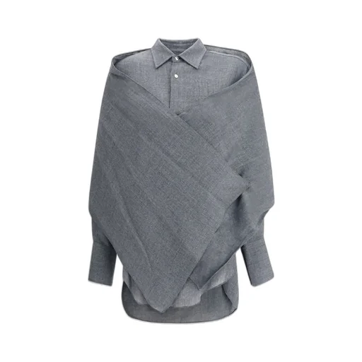 Georgia Detachable Scarf Japanese Shirt