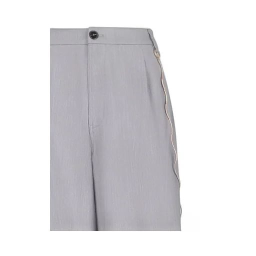 Phebe Chain-Adorned Wide-Leg Pants