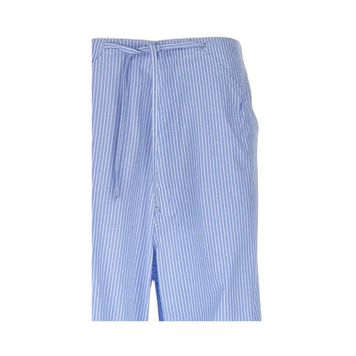 Daisy Pinstriped Drawstring Trousers