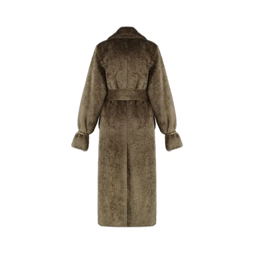 Madison Belted Faux Fur Coat
