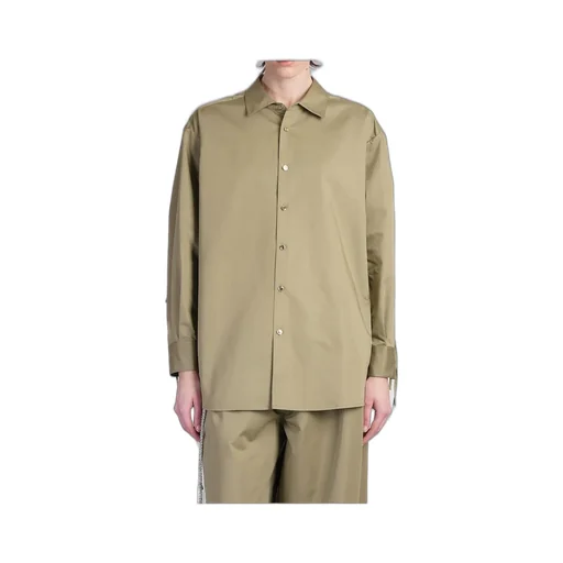 Keanu Tech Satin Rouche Shirt