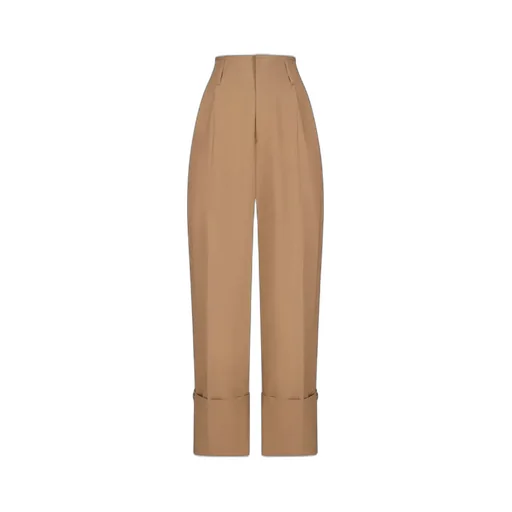 Cropped Pleated Pants