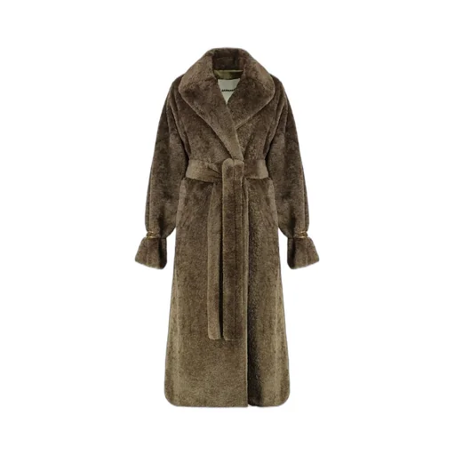 Madison Belted Faux Fur Coat