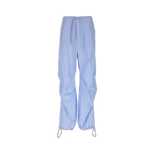 Daisy Pinstriped Drawstring Trousers