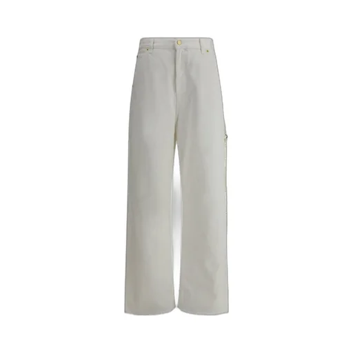 Lisa Chain Adorned Loose Fit Carpenter Denim Jeans