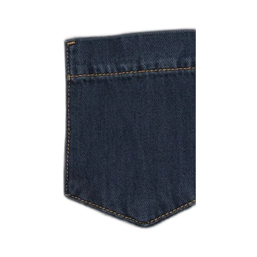Long-Sleeved Denim Shirt