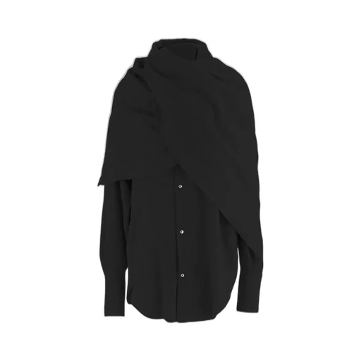 Georgia Detachable Scarf Japanese Shirt