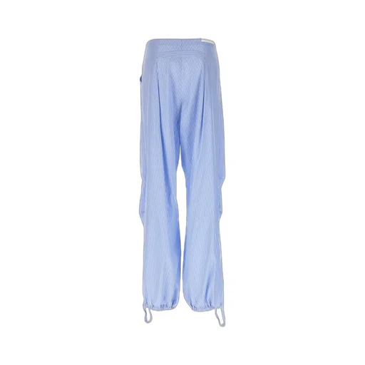 Daisy Pinstriped Drawstring Trousers