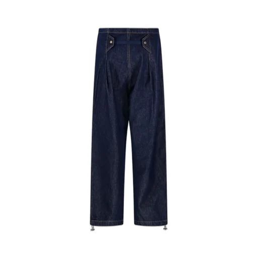 Daisy Contrast Stitched Drawstring Jeans
