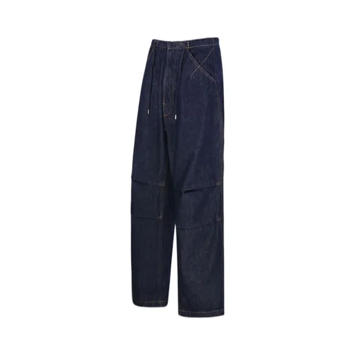 Daisy Contrast Stitched Drawstring Jeans