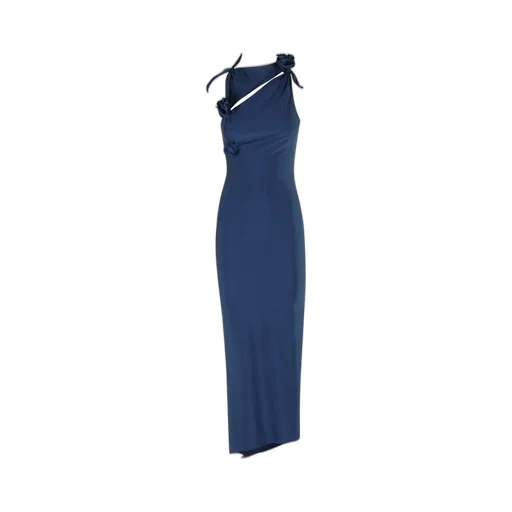 Asymmetric Flower Gown