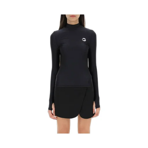 High Neck Long-Sleeved Top