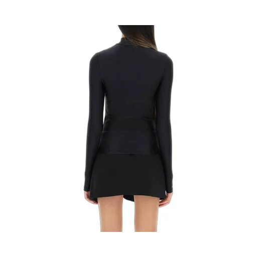 High Neck Long-Sleeved Top