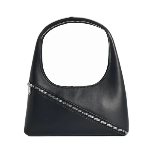 Zip Detailed Baguette Bag