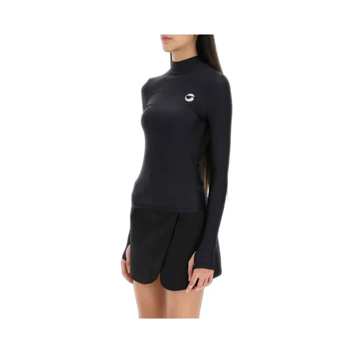 High Neck Long-Sleeved Top