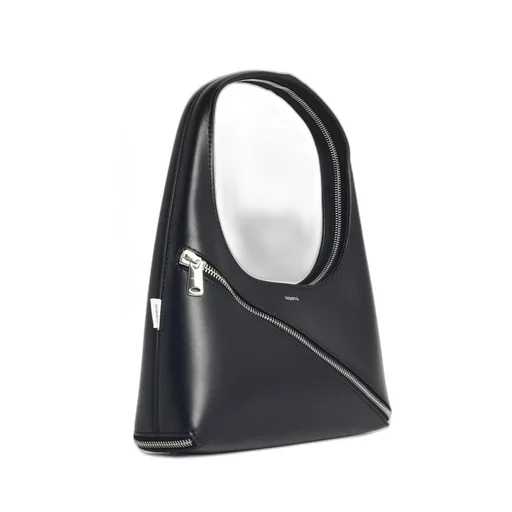 Zip Detailed Baguette Bag
