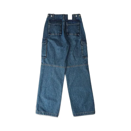Mid-Rise Cargo Jeans