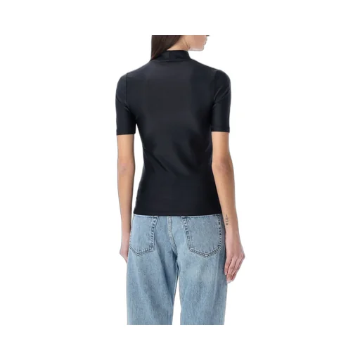 High-Neck Fitted Top