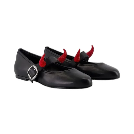 X Disney Horn Embellished Ballet Flats