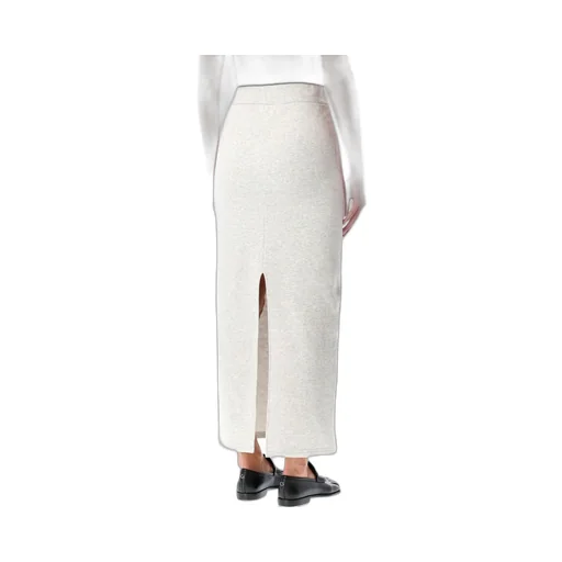 Slit-Detailed High-Waist Maxi Skirt