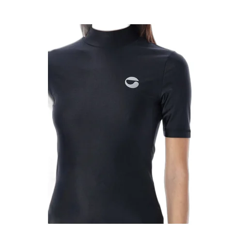 High-Neck Fitted Top