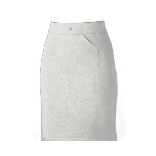 Slit-Detailed High-Waist Maxi Skirt