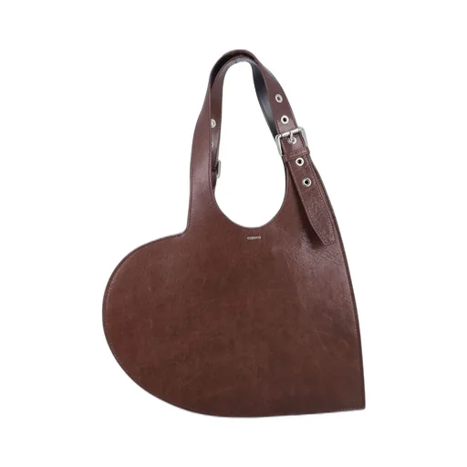 Heart-Shaped Top Handle Tote Bag