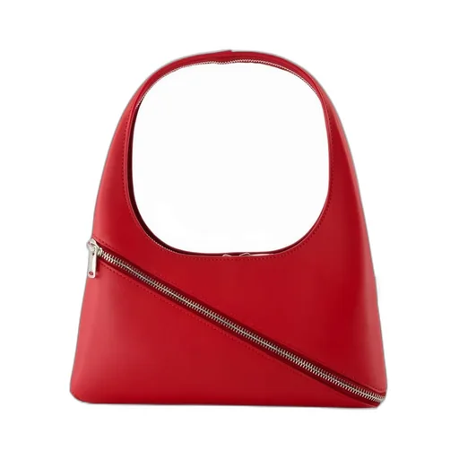 Zip Detailed Baguette Bag