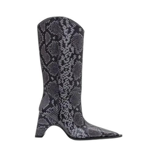 Bridge Embossed Cowboy Boots