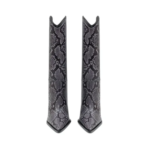 Bridge Embossed Cowboy Boots