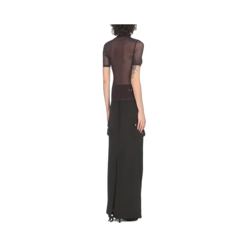 High Neck Fitted Top
