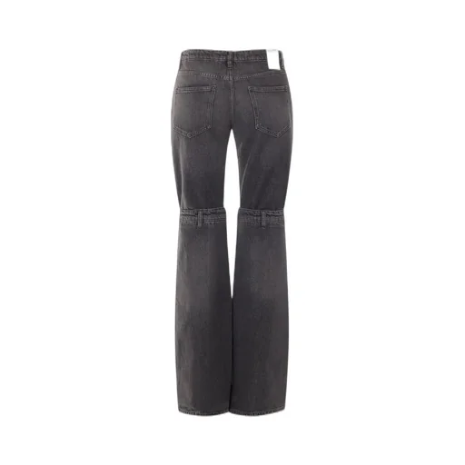 Logo Patch Mid-Rise Jeans