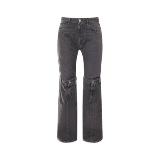 Logo Patch Mid-Rise Jeans