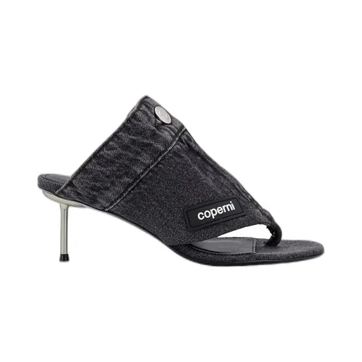 Denim Open Thong Sandals