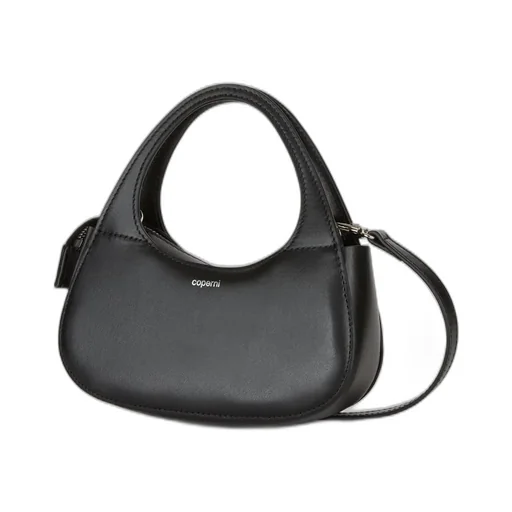Logo Printed Micro Swipe Tote Bag