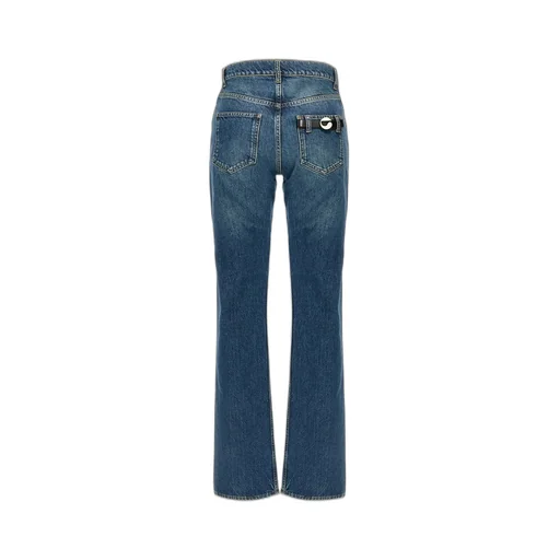 Straight Leg Denim Pants