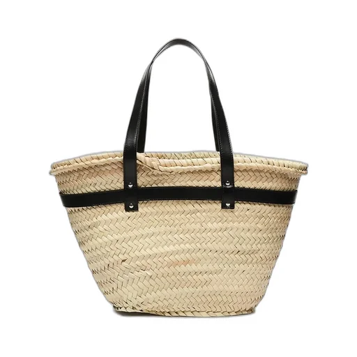 Logo-Plaque Top Handle Bucket Bag
