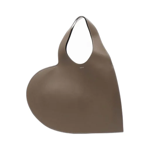 Heart Logo Printed Tote Bag