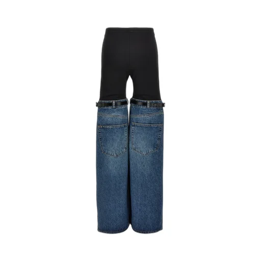 Hybrid Wide-Leg Jeans