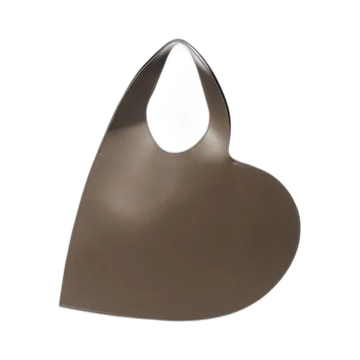 Heart Logo Printed Tote Bag