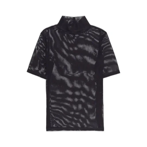 High Neck Fitted Top