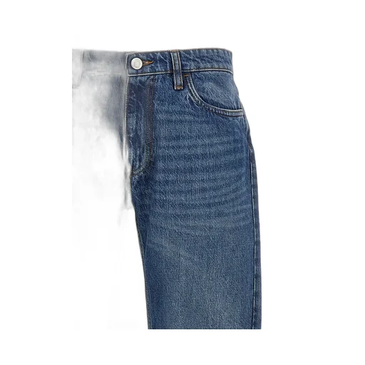 Logo-Patch Layered-Designed Jeans