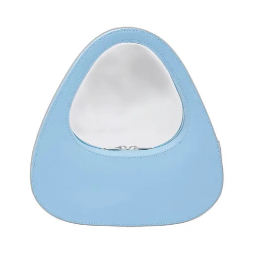 Logo Embossed Zipped Top Handle Bag
