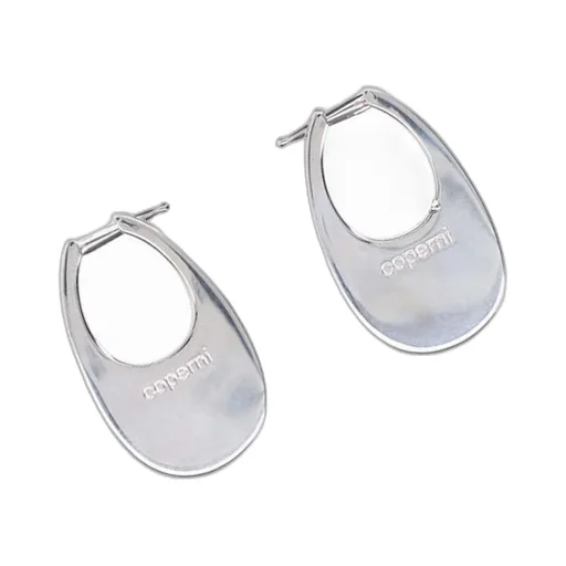 Swipe Medium Hoop Earrings