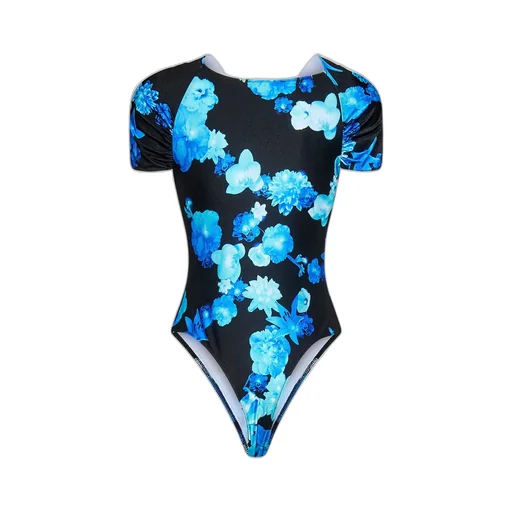 Floral Print Cut-Out Bodysuit