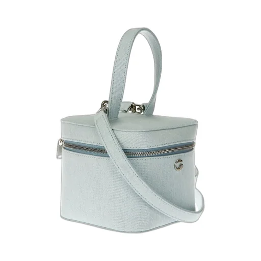 Logo Motif Plaque Vanity Bag