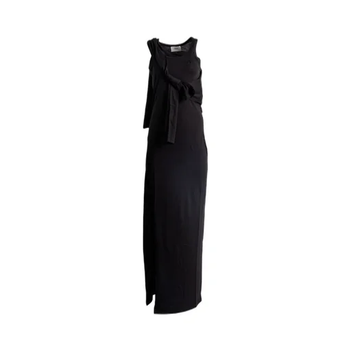 Knotted Jersey Maxi Dress